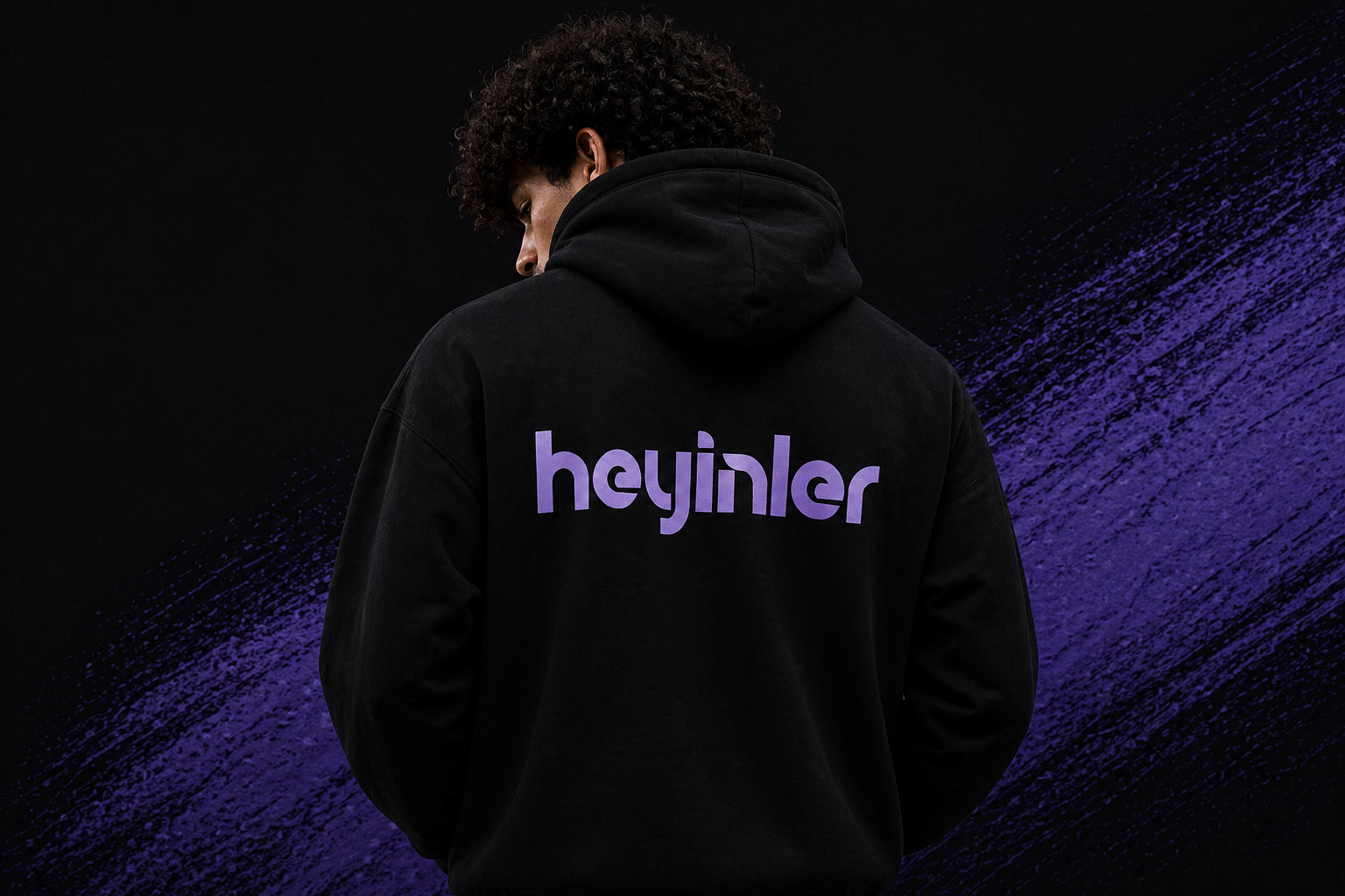 Heyinler hoodie back view
